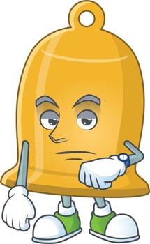Cartoon character of bell vector
