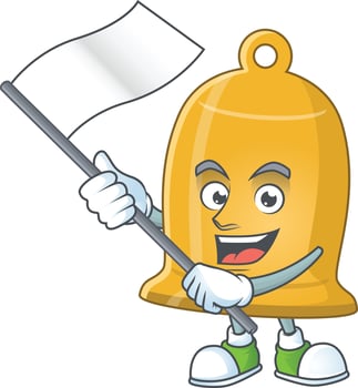 Cartoon character of bell vector