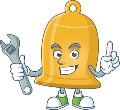 Cartoon character of bell vector