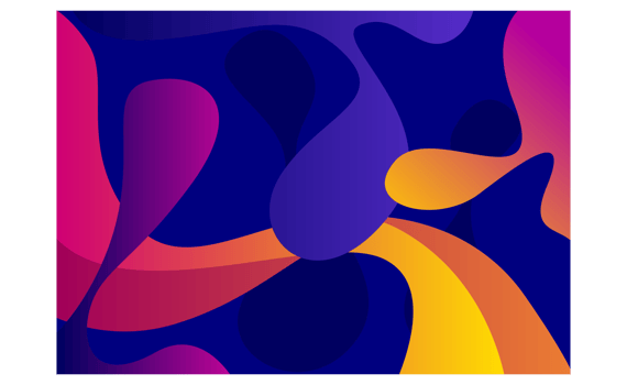 Abstract Squirt and Splash Gradient Fluid Background png