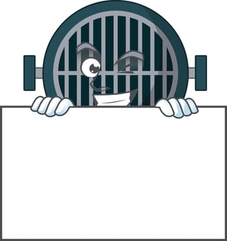 Cartoon character of grill vector