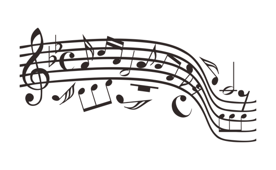 Music Tones  with transparent background png