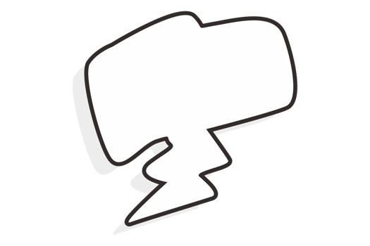 White chat balloon With Transparent Background png
