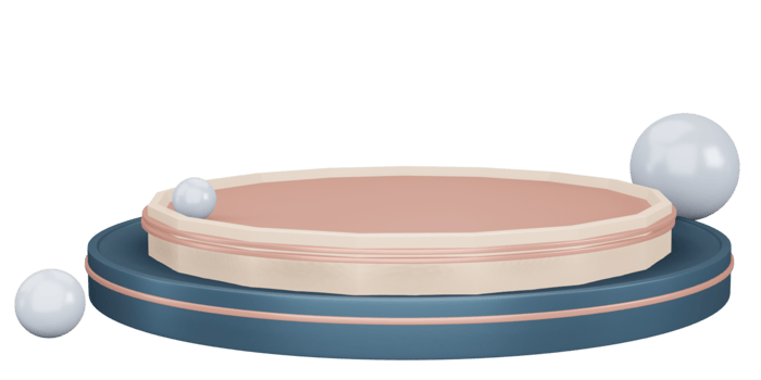 3D podium for Present Product png