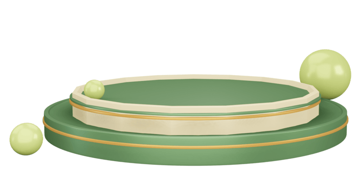 3D podium for Present Product png