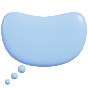 3D Speech Bubble.Comment Social media online concept.3D render Illustration. png