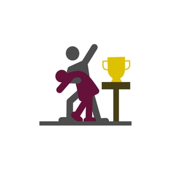 international dance day icon, simple icon dance with elegance concept vector
