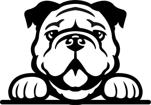 DOG SIMPLE LOGO vector