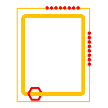The Page and Yellow Frame png