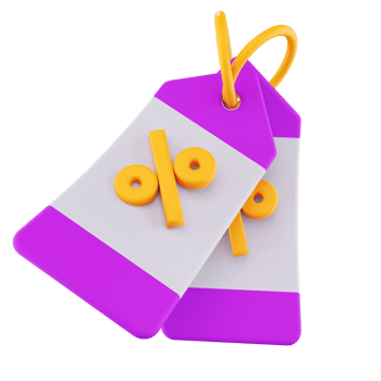 3D Discount Label png