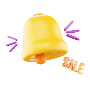 3d Bell Notification png