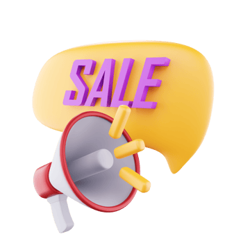 Sale Advertisement 3D Icon png