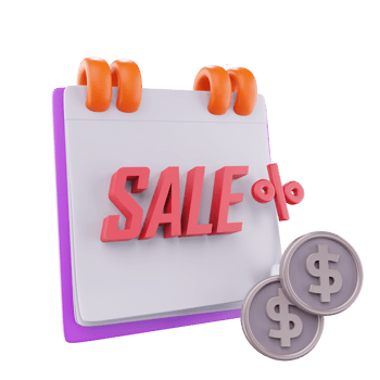 Discount Note 3D Icon png