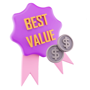 Best Value Badge 3D Icon png