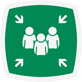 Sticker Assembly Point Emergency Life Evacuation Disaster Threat png