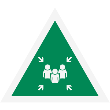 Sticker Assembly Point Emergency Life Evacuation Disaster Threat png