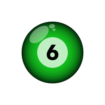 Billiard ball icon vector shiny design templates elegant concept