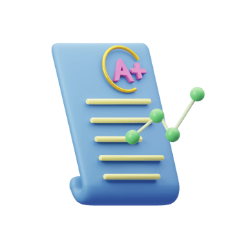 report statistic 3d render png