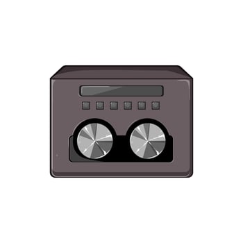 sound audio interface cartoon vector illustration