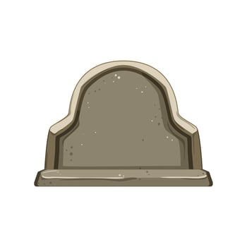 death headstone cartoon vector illustration