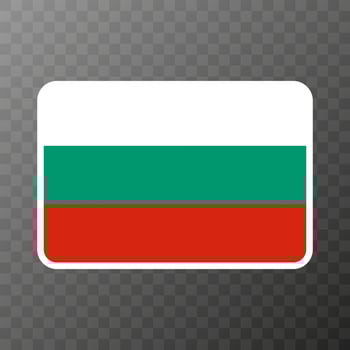 Bulgaria flag, official colors and proportion. Vector illustration.