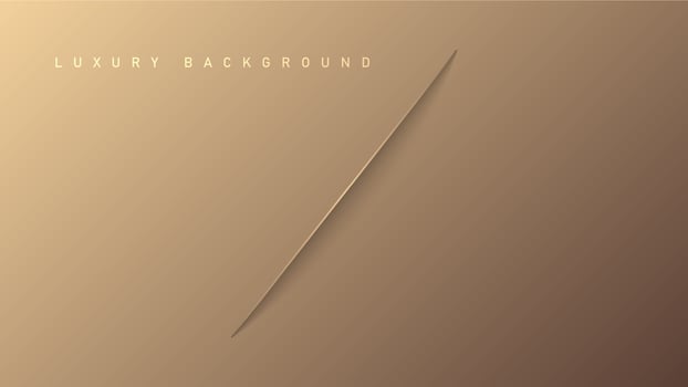 Rose luxury background with gold elements, paper concept design template for your design vector