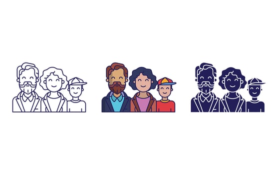 Family vector icon