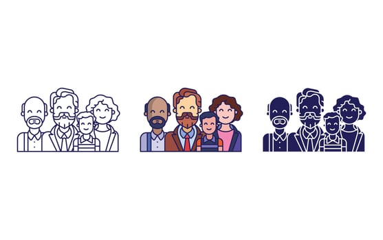 Family vector icon