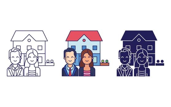 Couple vector icon