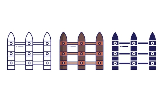 Fences vector icon