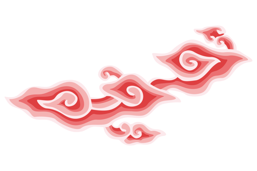 Pink Ornament Batik Mega Mendung Cirebon Indonesia With Transparent Background png