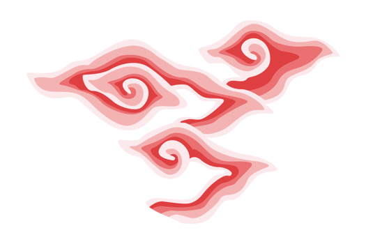 Pink Ornament Batik Mega Mendung Cirebon Indonesia With Transparent Background png