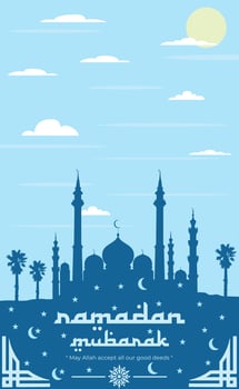 Ramadan background concept vector illustration