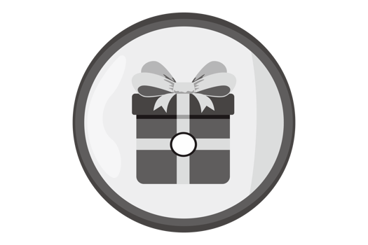 Christmas Gift Box Icon With Transparent Background png