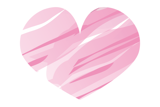 Valentine - Pink Pattern Love With Transparent Background png
