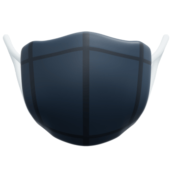cloth mask 3d render icon illustration png