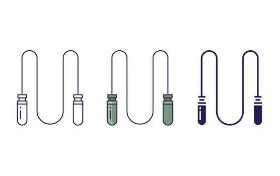 Skipping Rope vector icon