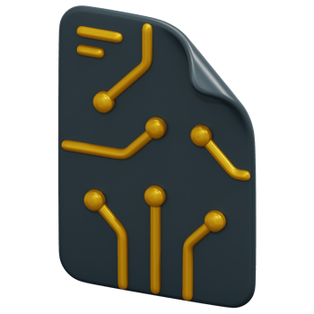 smart contracts 3d render icon illustration png