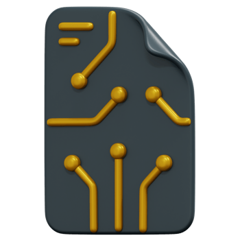 smart contracts 3d render icon illustration png