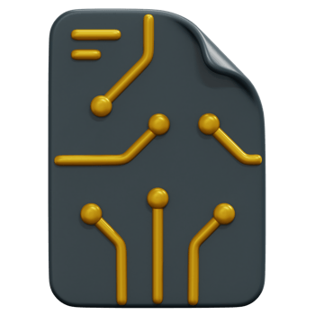 smart contracts 3d render icon illustration png