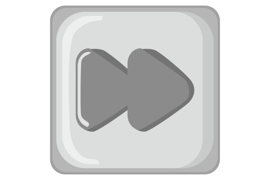 Music and Video Player button - Advance button png