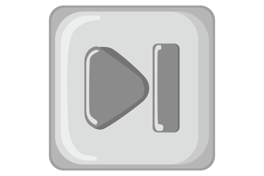 Music and Video Player button - Next Button png