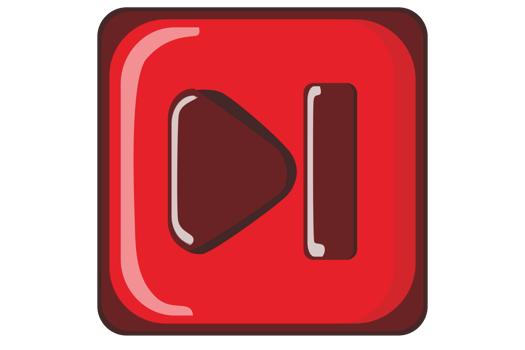 Music and Video Player button - Next Button png