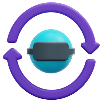 vr 3d render icon illustration png