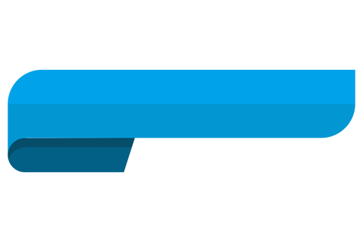 Blue Flat Text Box Button Element With Transparent Background png