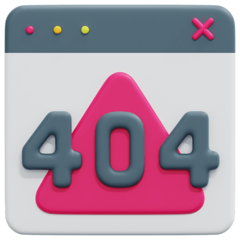 error 3d render icon illustration png