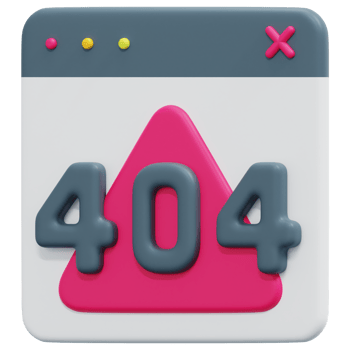 error 3d render icon illustration png