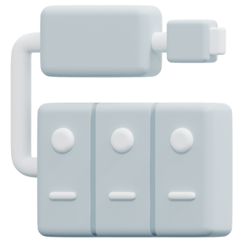 charging 3d render icon illustration png
