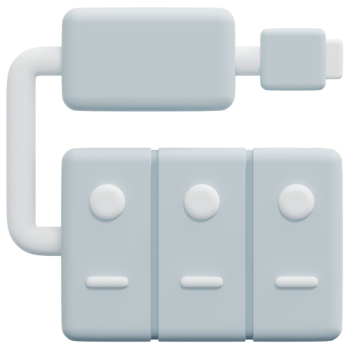 charging 3d render icon illustration png