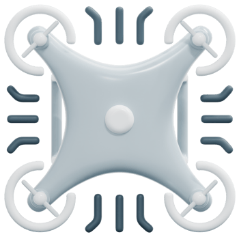 high tech 3d render icon illustration png